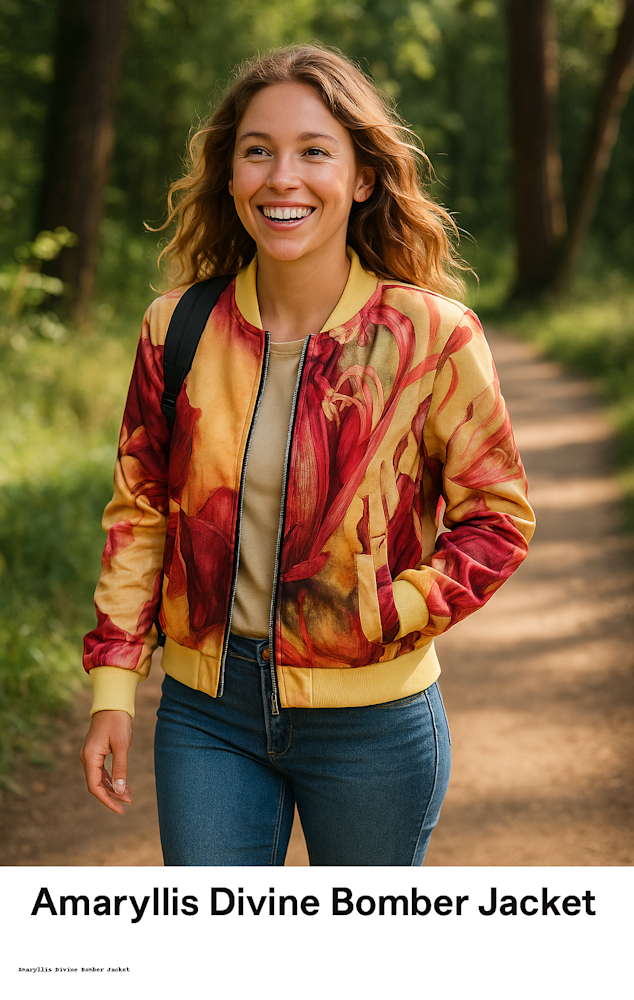 Amaryllis Jacket Square Listing Art | Cynthia DuVal Creative Studio