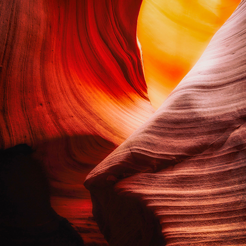 Antalope Canyon 3 12x12 Crop 1223 Photography Art | Michael Malandra Fine Art & Photography