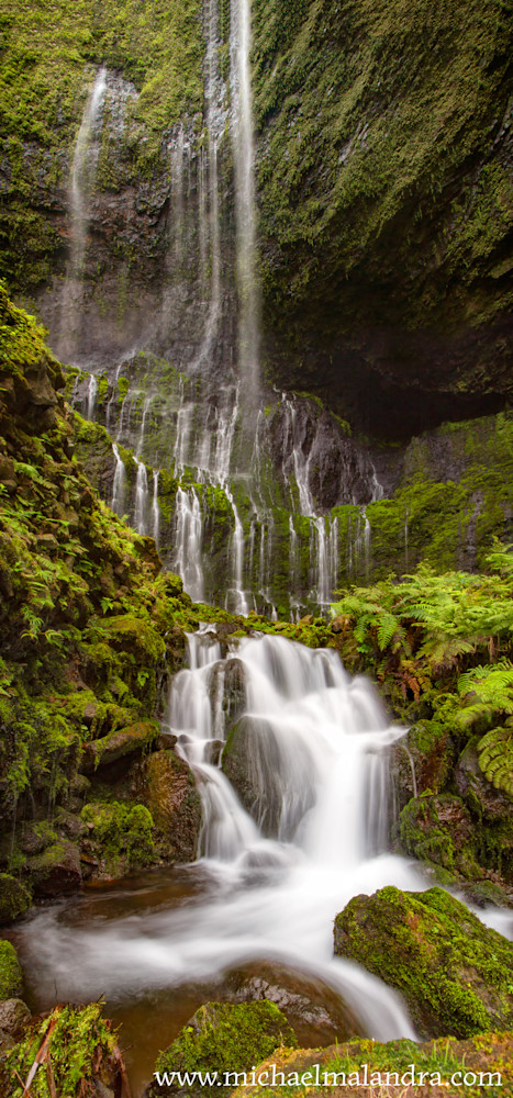 Blue Hole Waterfall Panorama Wr 0125 Photography Art | Michael Malandra Fine Art & Photography