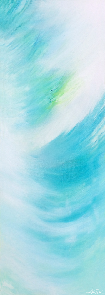 Angelic Fine Art Print – Abstract Blue Movement for Tranquil Interiors - Canada