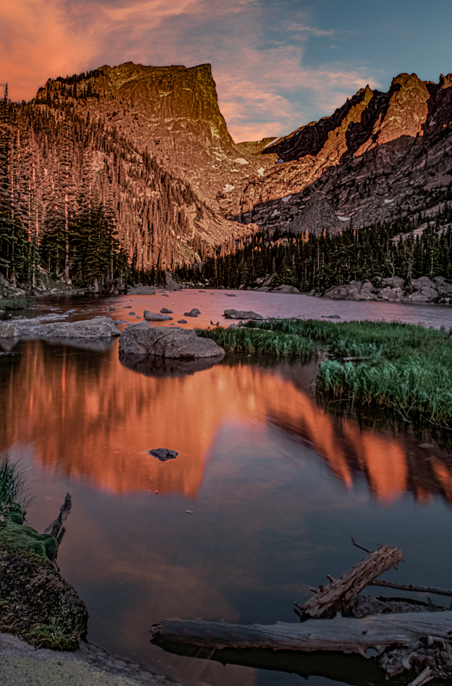 Dawn's Embrace at Dream Lake - Colorado Landscape Photography