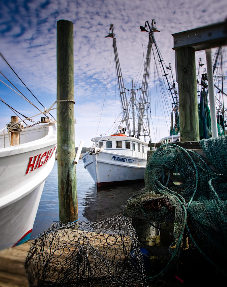 Morning Light Shrimp Boat – Varnamtown NC Coastal Wall Art Photography