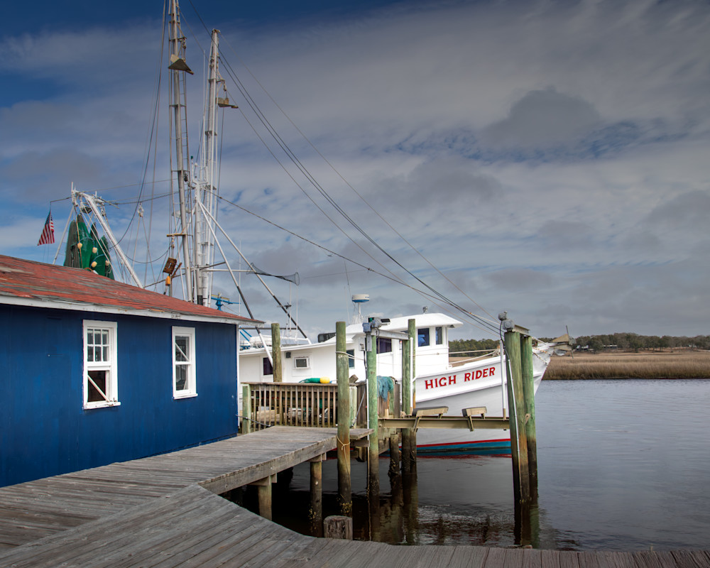 Shrimp Boats in Varnamtown NC – Coastal Carolina Maritime Photography for Sale