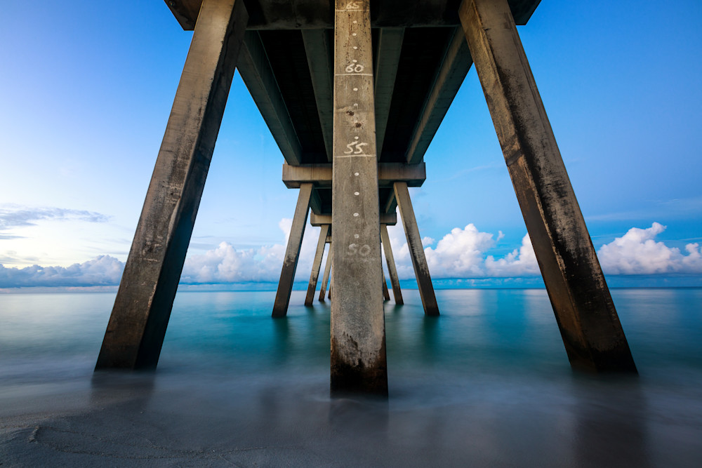 Under Navarre Beach Pier Photography Art | John Lazo Photography
