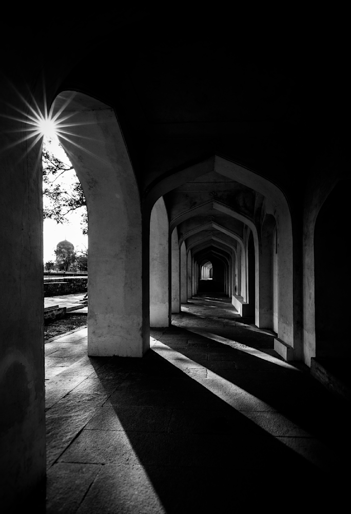 Passage Way At The Golconda Tombs Photography Art | Husein Latif