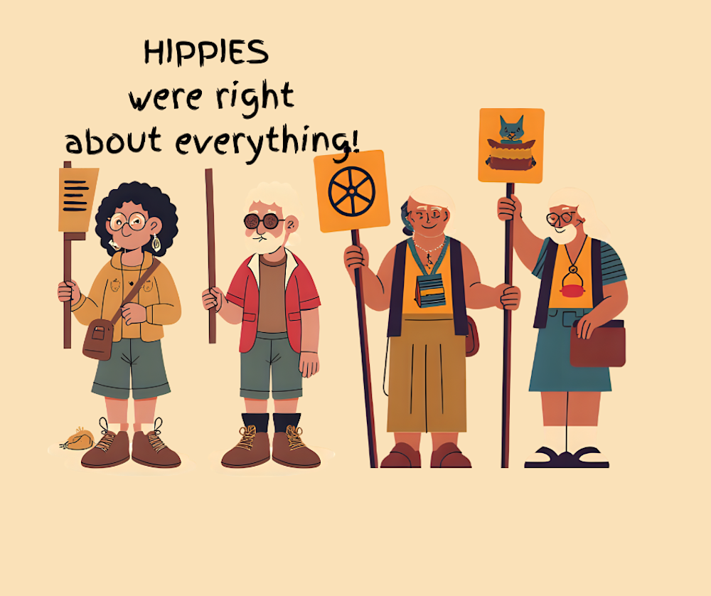 Hippies Were Right About Everything Art | csharp art