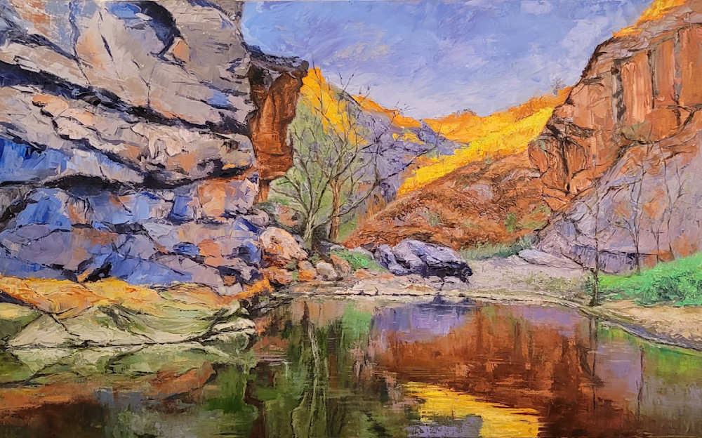 Reflextions In The Outback Art | Bill Sarnowski Fine Art
