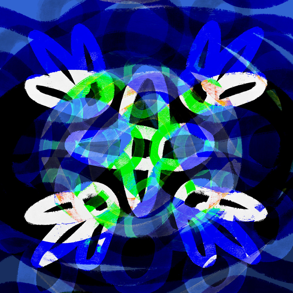 Under the Milky Way - The Church | Music-Inspired Abstract Giclee Art