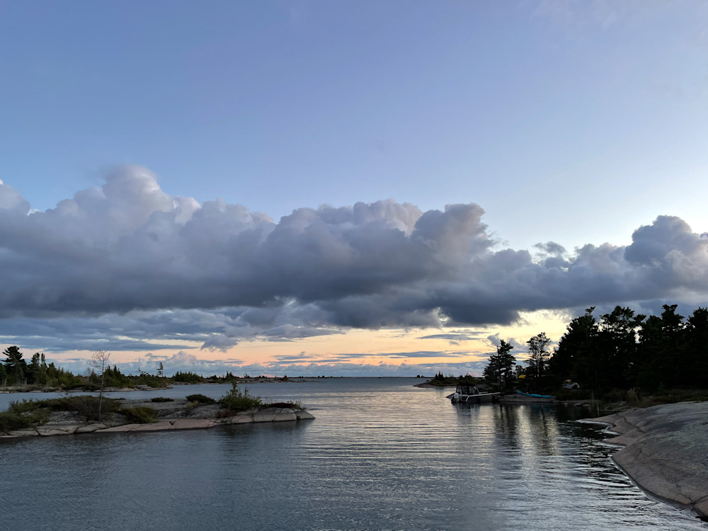 Fall Clouds Georgian Bay Photography Art | Floegel Artworks