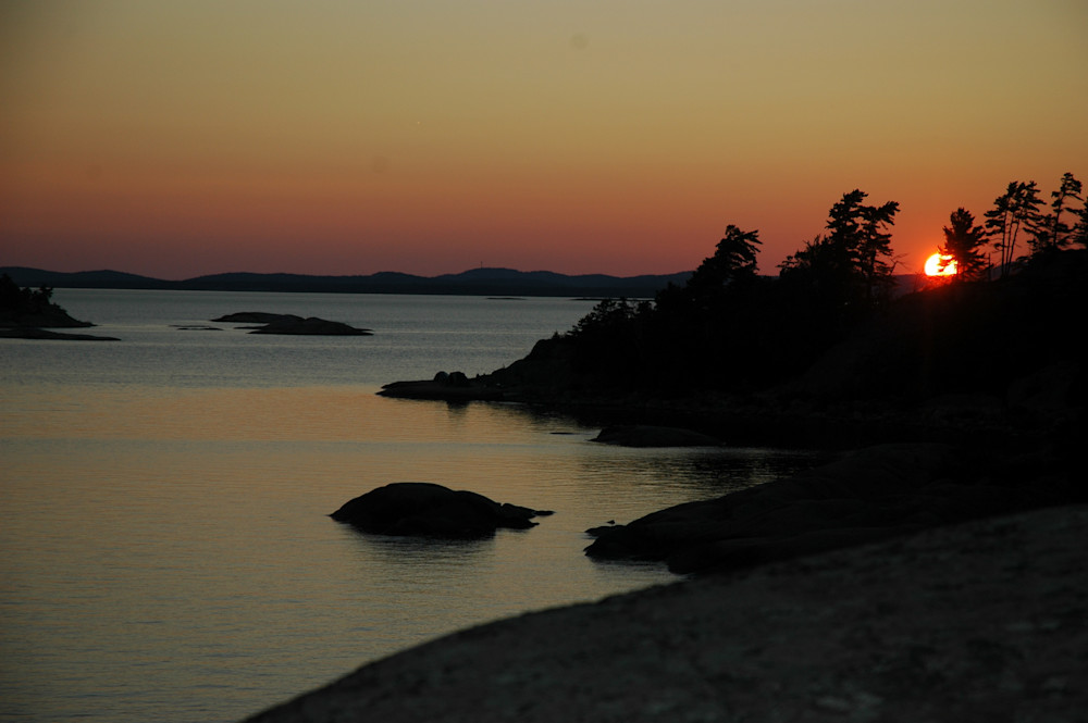 Sunset Martin's Island Photography Art | Floegel Artworks