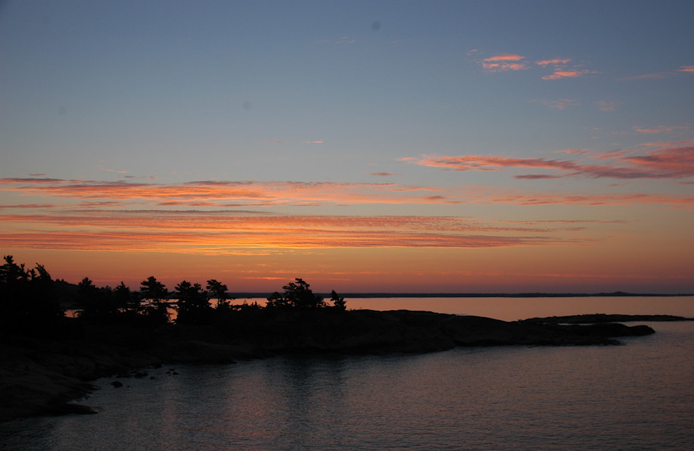 Sunset On Georgian Bay Photography Art | Floegel Artworks
