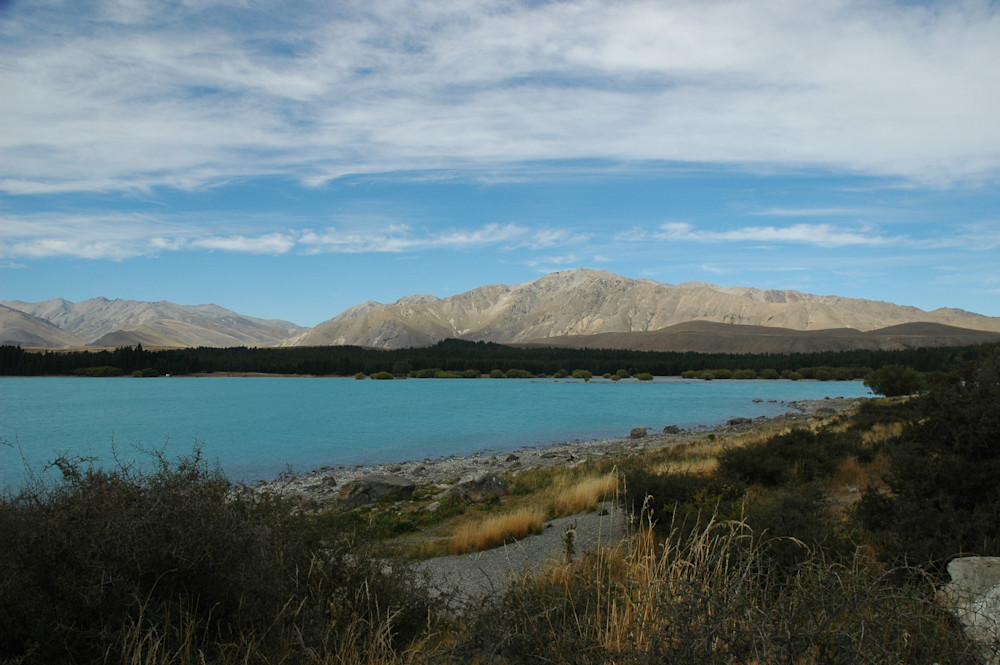 Nz Blue Lake Photography Art | Floegel Artworks