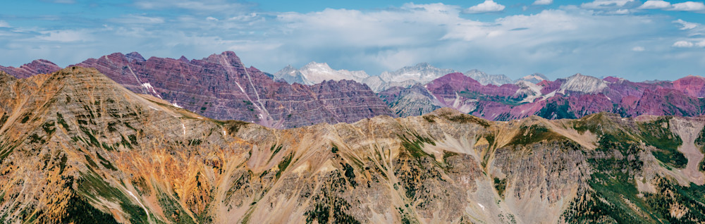Shades of the Elks – Colorado Elk Mountains Panorama Fine Art Print Shades of the Elks – Colorado Elk Mountains Panorama Fine Art Print