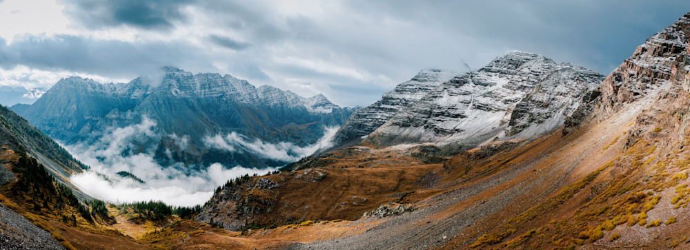 Autumn Awakening | Maroon Bells & Pyramid Peak with First Snow Autumn Awakening | Maroon Bells & Pyramid Peak with First Snow