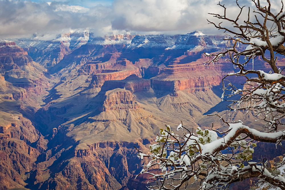 The End of the Blizzard - Grand Canyon Winter Landscape Photography
