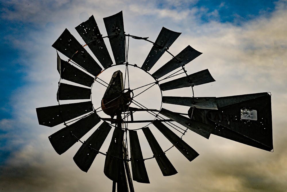 Sunset At Windmill Lbj Grasslands01885 Photography Art | JoeDuty.com