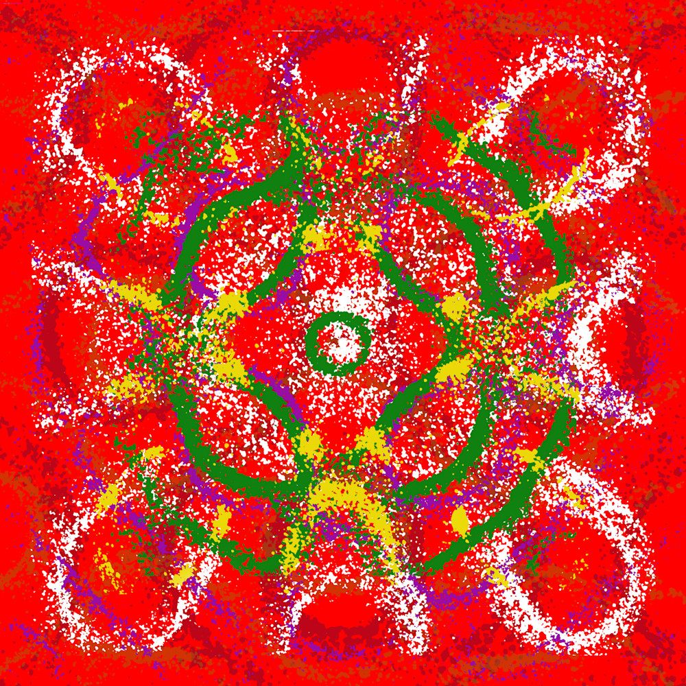 All I Want For Christmas Is You - Mariah Carey Song-Inspired Contemporary Painting (VibraVisions)