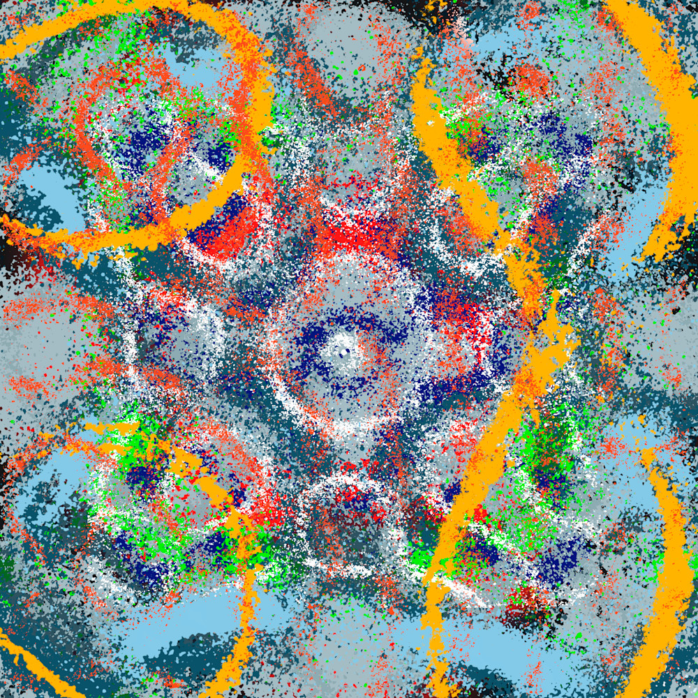 You Only Live Once - The Strokes Song-Inspired Contemporary Painting (VibraVisions)