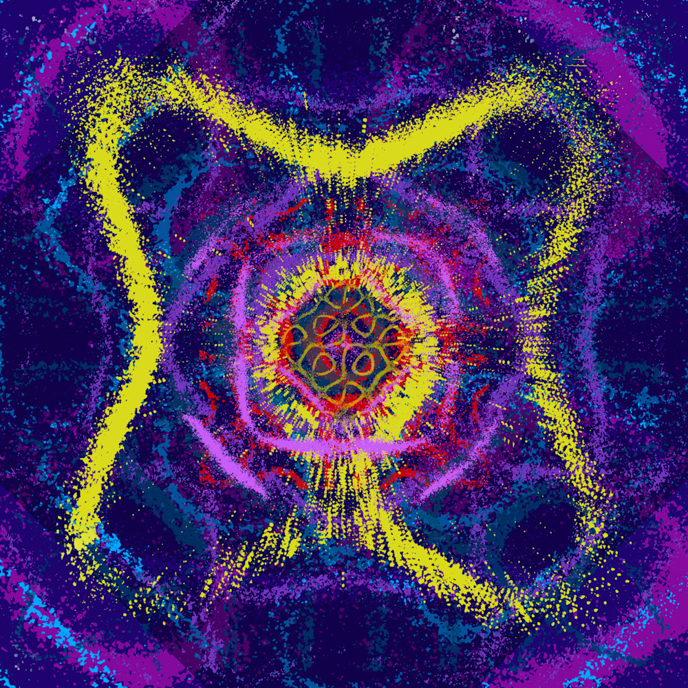 Christmas Lights - CP Song-Inspired Contemporary Painting (VibraVisions)