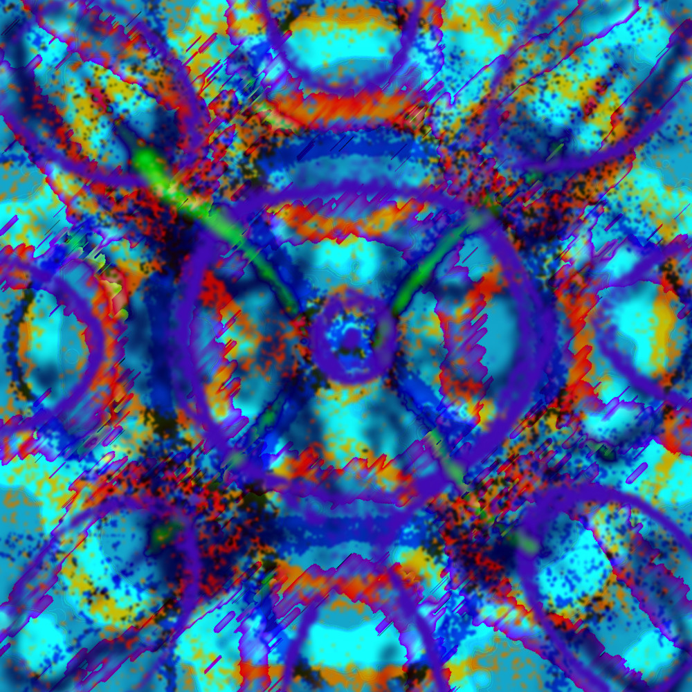 Dancing Days - Led Zeppelin Song-Inspired Contemporary Painting (VibraVisions)