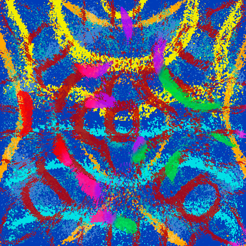 El Perdon - Nicky Jam and Enrique Iglesias Song-Inspired Contemporary Painting (VibraVisions)