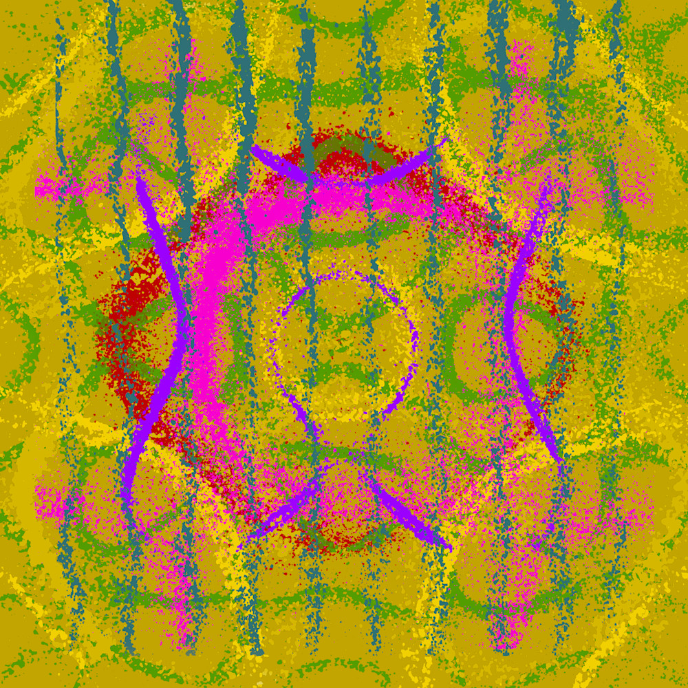 Intiraymi (En Machu Picchu) - Tankar Peru Song-Inspired Contemporary Painting (VibraVisions)