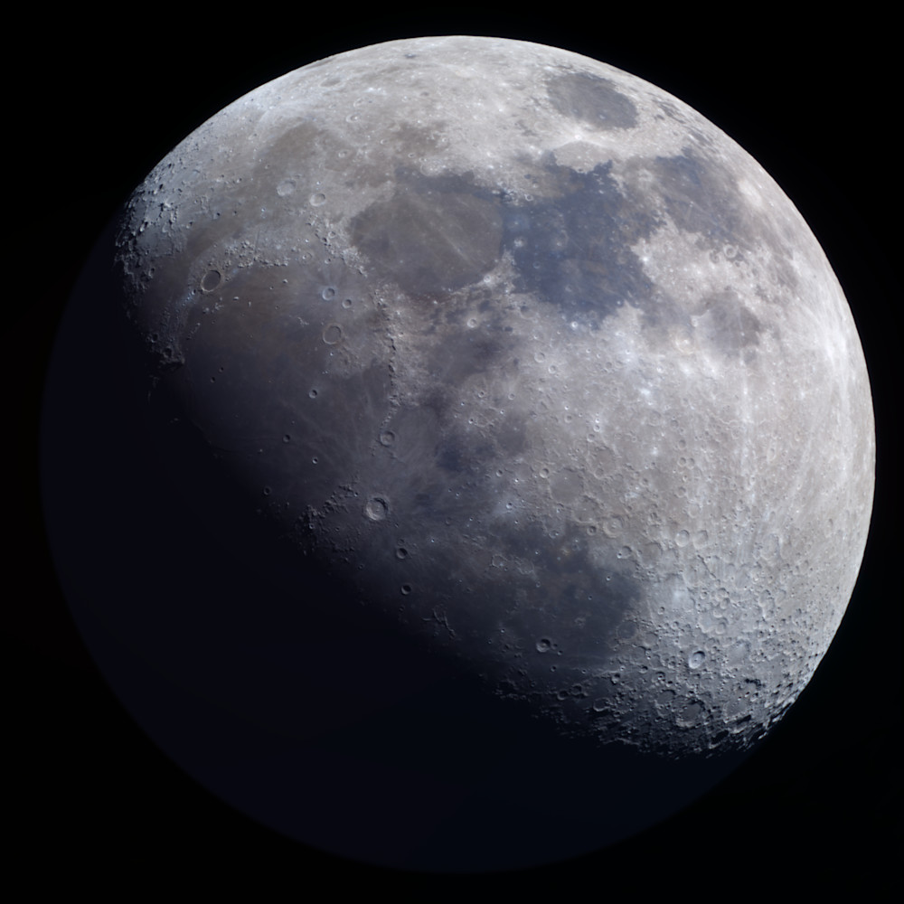 Luminous Lunar Landscape - Stunning Moon Photography