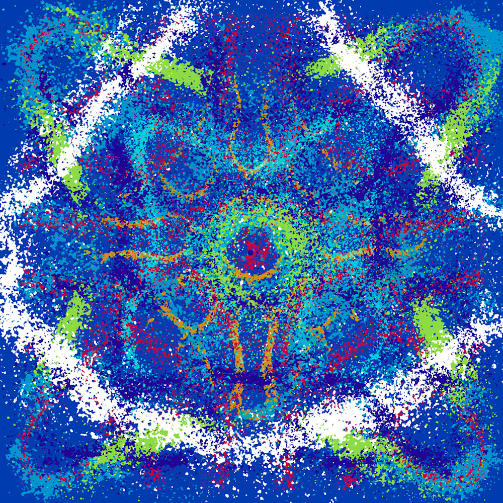 Let It Snow, Let It Snow, Let It Snow - Dean Martin Song-Inspired Contemporary Painting (VibraVisions)