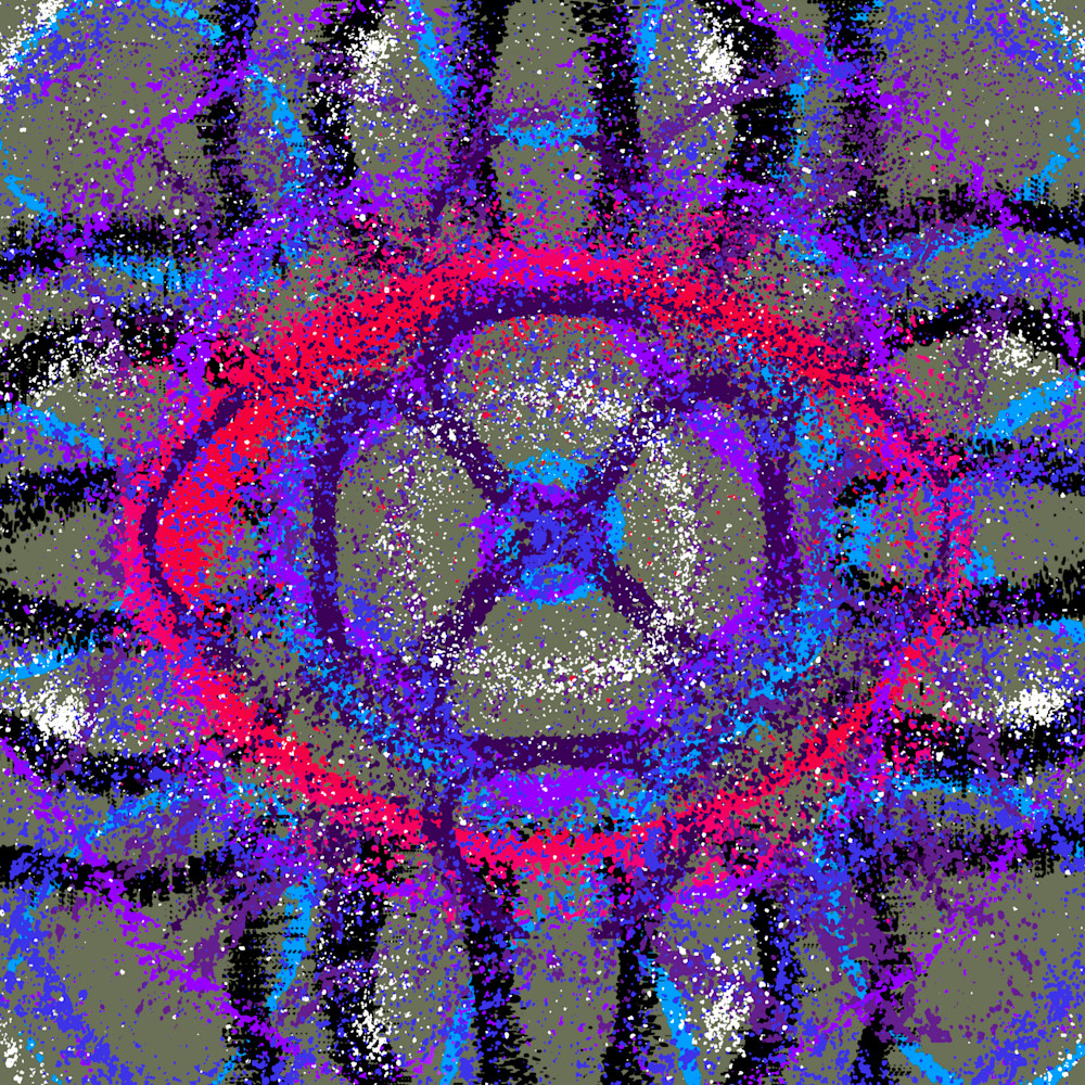 1000 (Mil) Pedazos - Christina and Los Subterraneos Song-Inspired Contemporary Painting (VibraVisions)