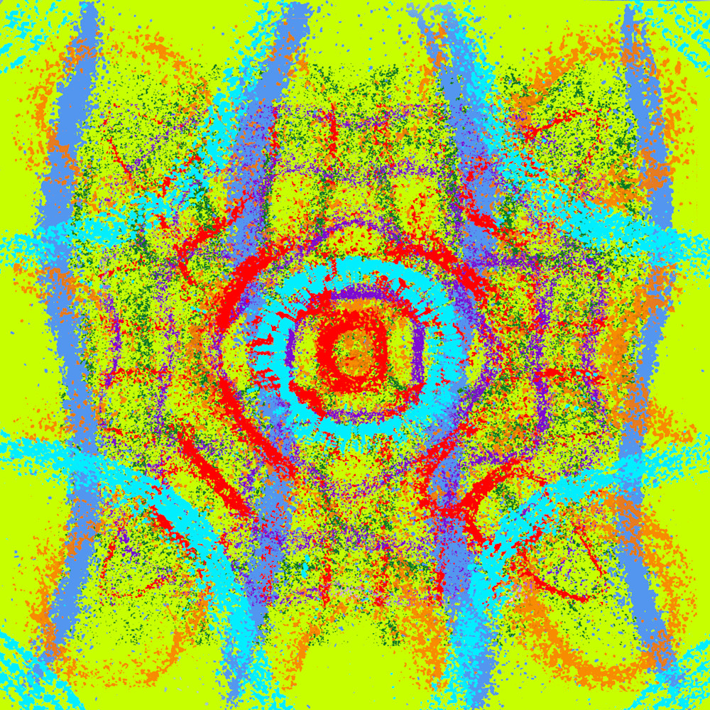 Jingle Bell Rock - Bobby Helms Song-Inspired Contemporary Painting (VibraVisions)