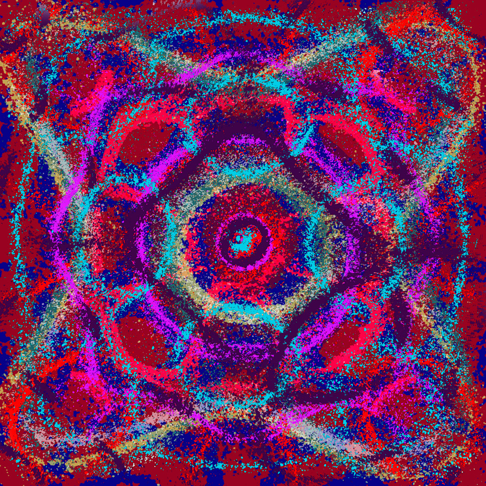 Knife - Rockwell (Album "Somebodys Watching Me" - 1984) Song-Inspired Contemporary Painting (VibraVisions)