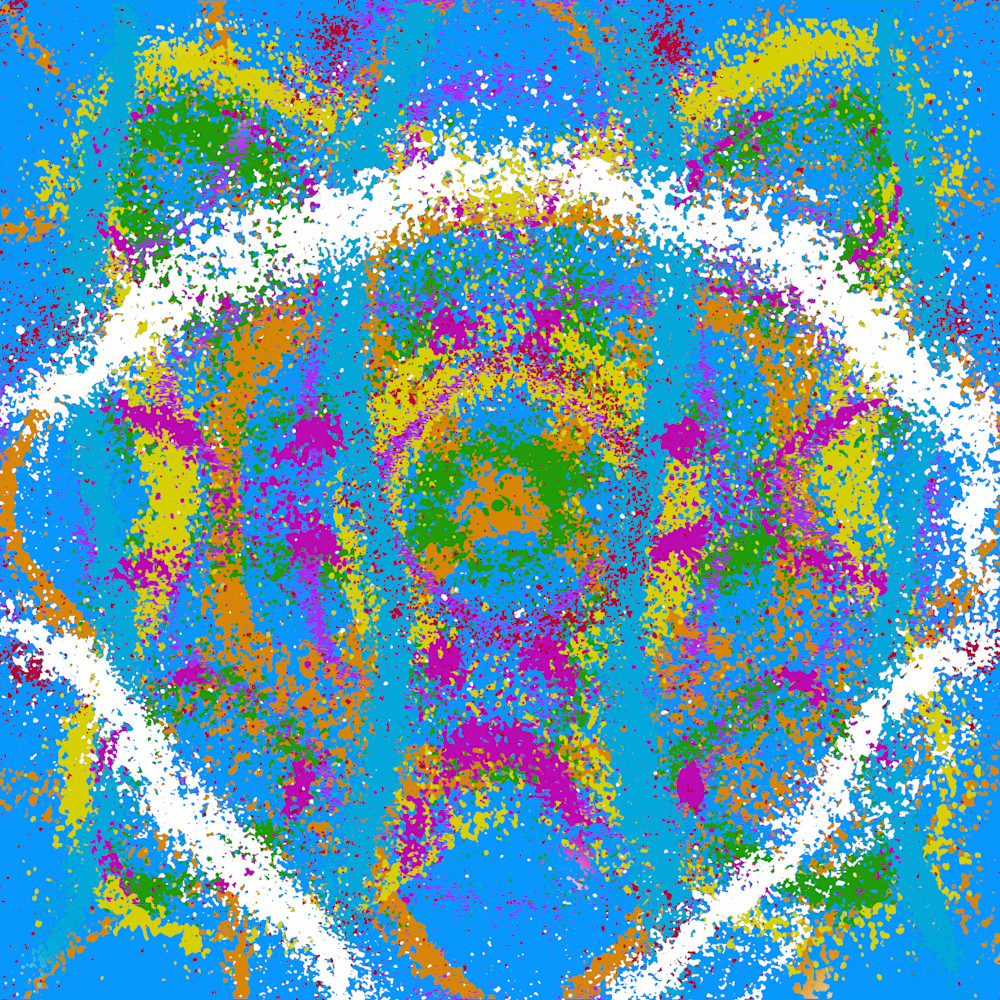 Mamma Mia - ABBA Song-Inspired Contemporary Painting (VibraVisions)