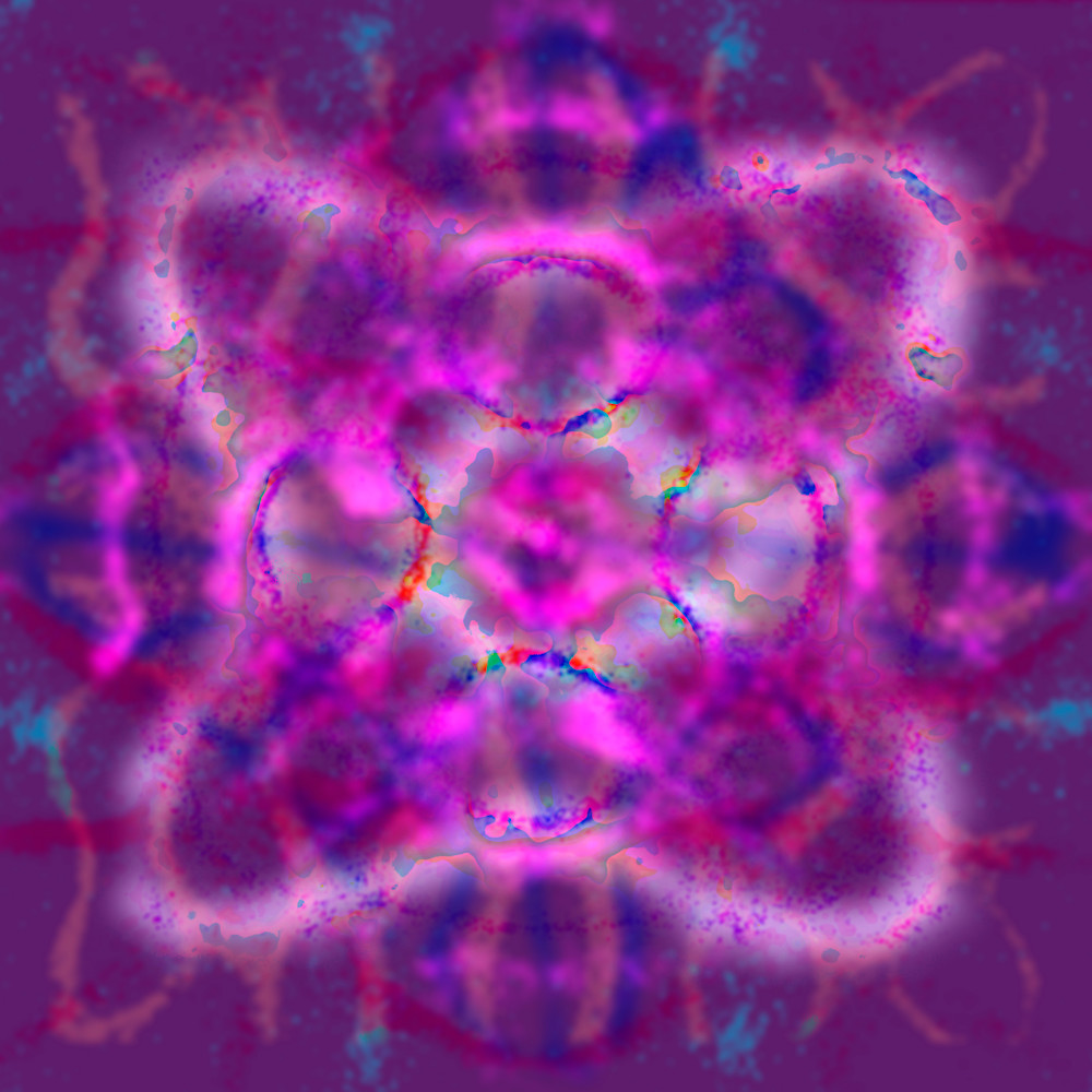 One More Second - Matt Berninger Song-Inspired Contemporary Painting (VibraVisions)