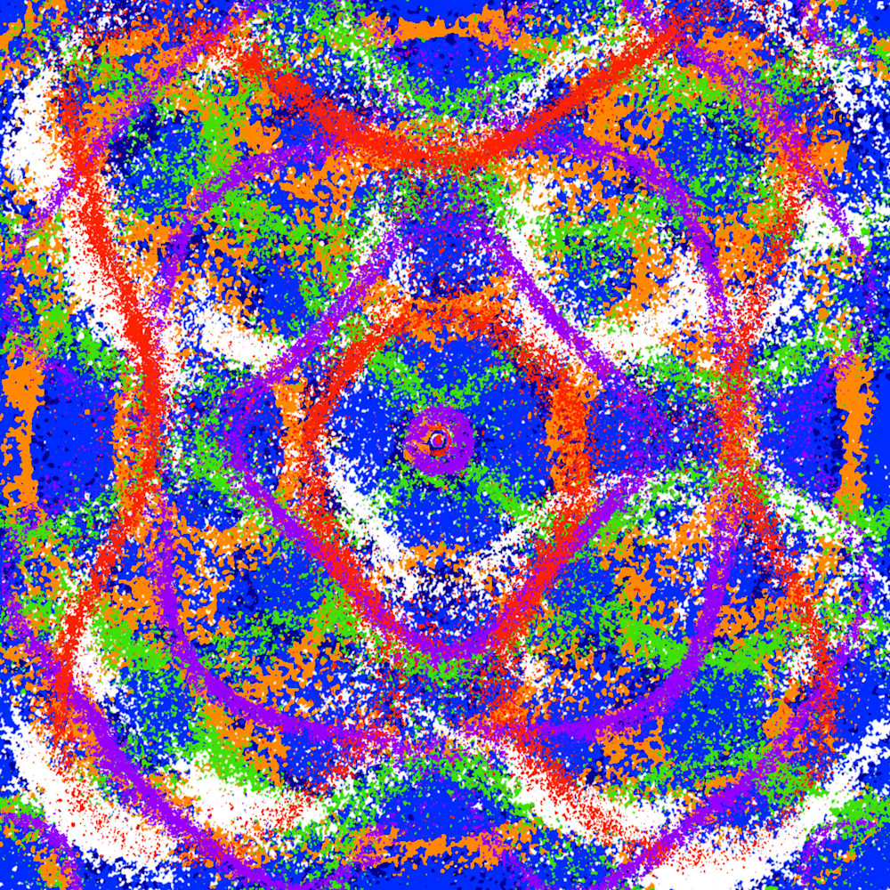 No Queda Dolor - La Polvora Song-Inspired Contemporary Painting (VibraVisions)