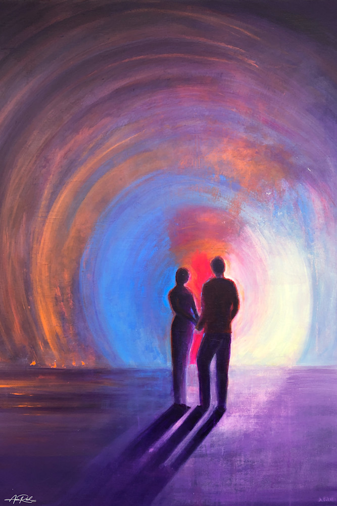 Two 2 - Abstract Prophetic Fine Art Print | Anne Reid Artist