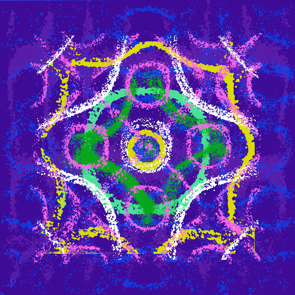 Rockin Around The Christmas Tree - Brenda Lee Song-Inspired Contemporary Painting (VibraVisions)