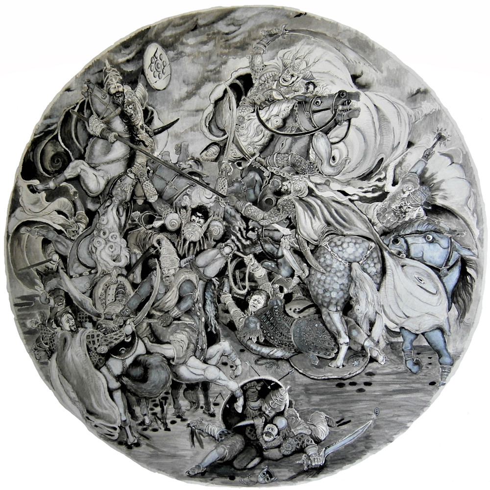 A Clash Of Kingdoms Art | Fine Art by Balkishan Jhumat