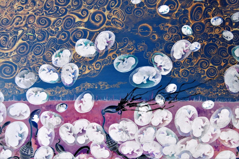 New Life Form Carried By The Wind 3 Art | Fine Art by Balkishan Jhumat