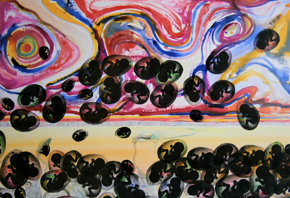 New Life Form Carried By The Wind 1 Art | Fine Art by Balkishan Jhumat