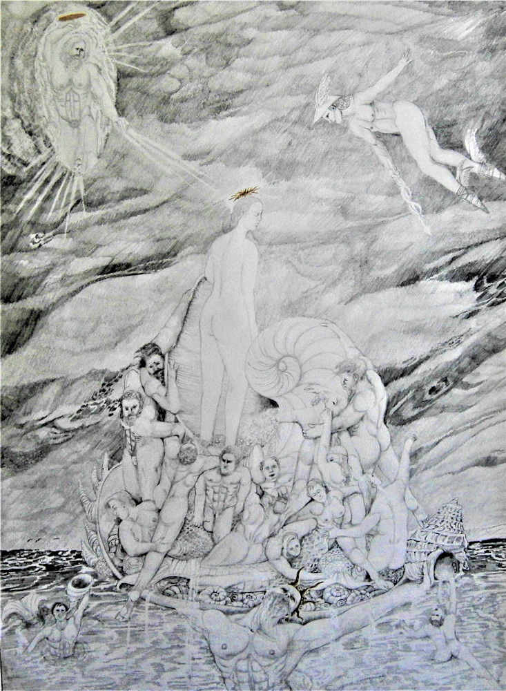 Birth Of Aphrodite Art | Fine Art by Balkishan Jhumat