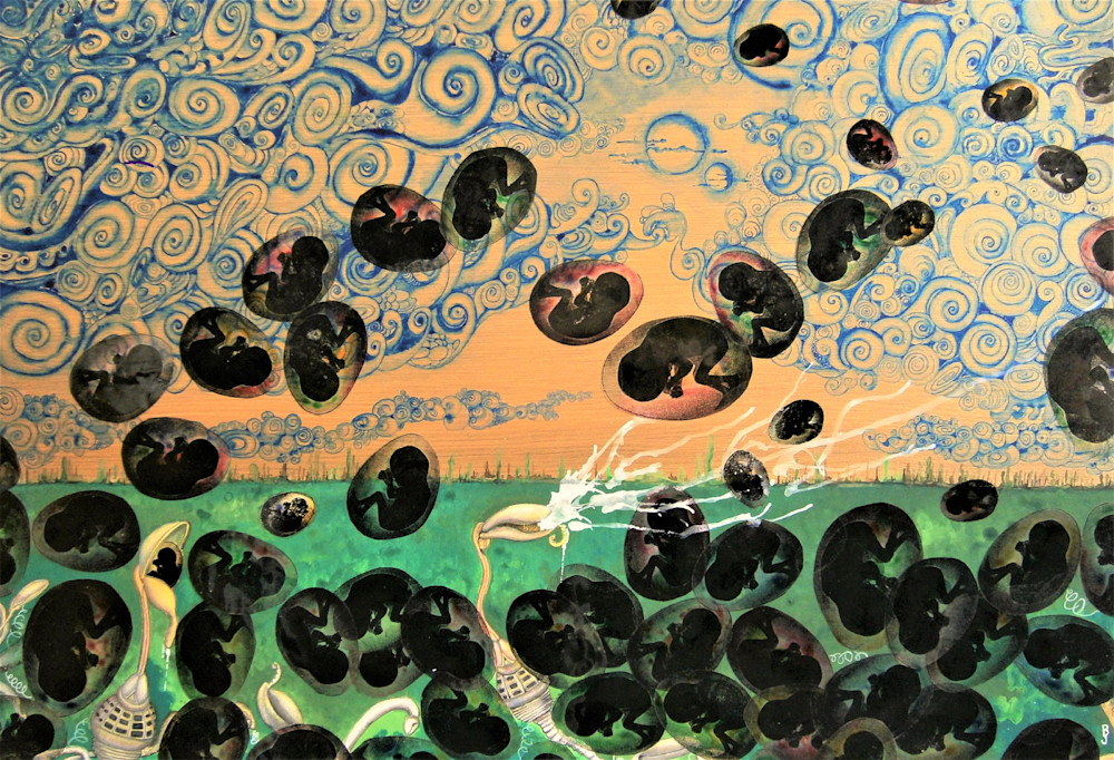 New Life Form Carried By The Wind 4 Art | Fine Art by Balkishan Jhumat