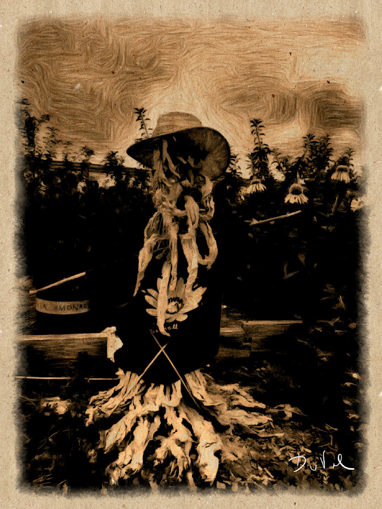 Dark Scare Crow Art | Cynthia DuVal Creative Studio