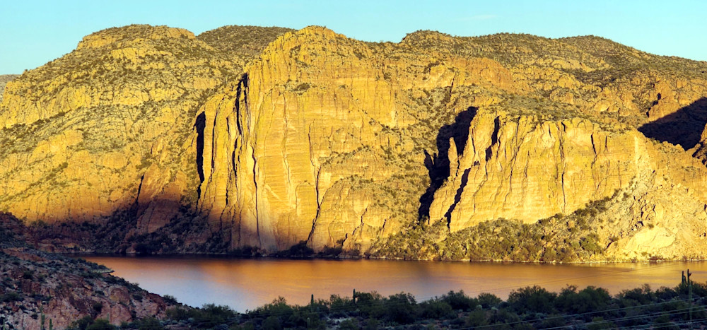 Canyon Lake Reservoir Arizona Superstition Mountains Photography Art | InYourBackyard