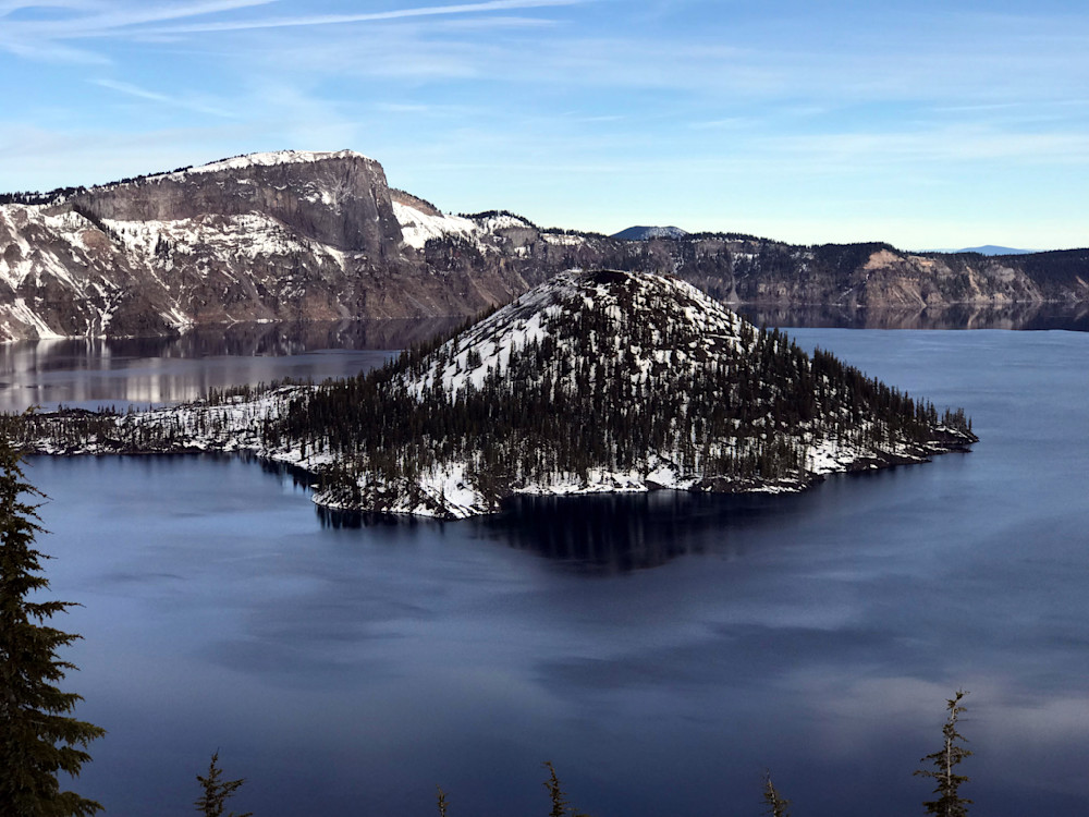 Crater Lake Dome At Winter Photography Art | InYourBackyard