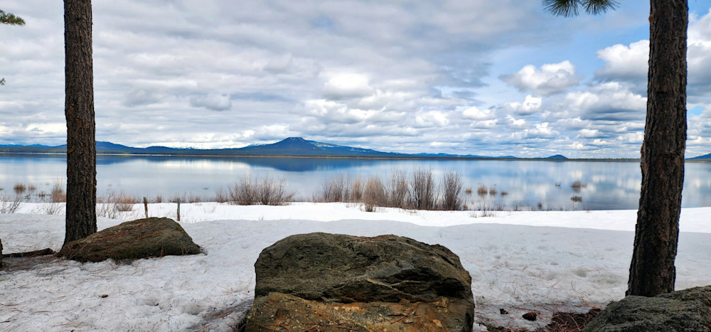 Wickiup Reservoir Cloud Reflections Photography Art | InYourBackyard