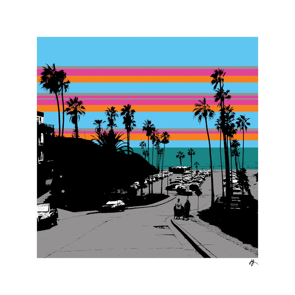 Sunset at Tourmaline – Pacific Beach Fine Art Print by Jon Savage