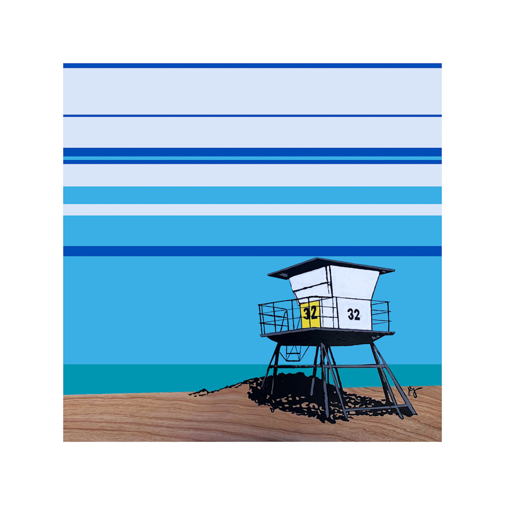 The 32 – La Jolla Shores Fine Art Print by Jon Savage
