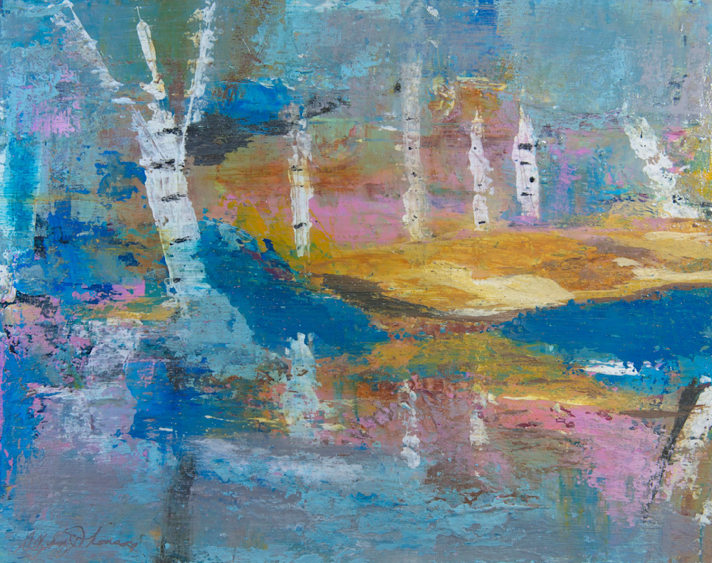 Pastel Forest Art | Allyson J Thomas Art