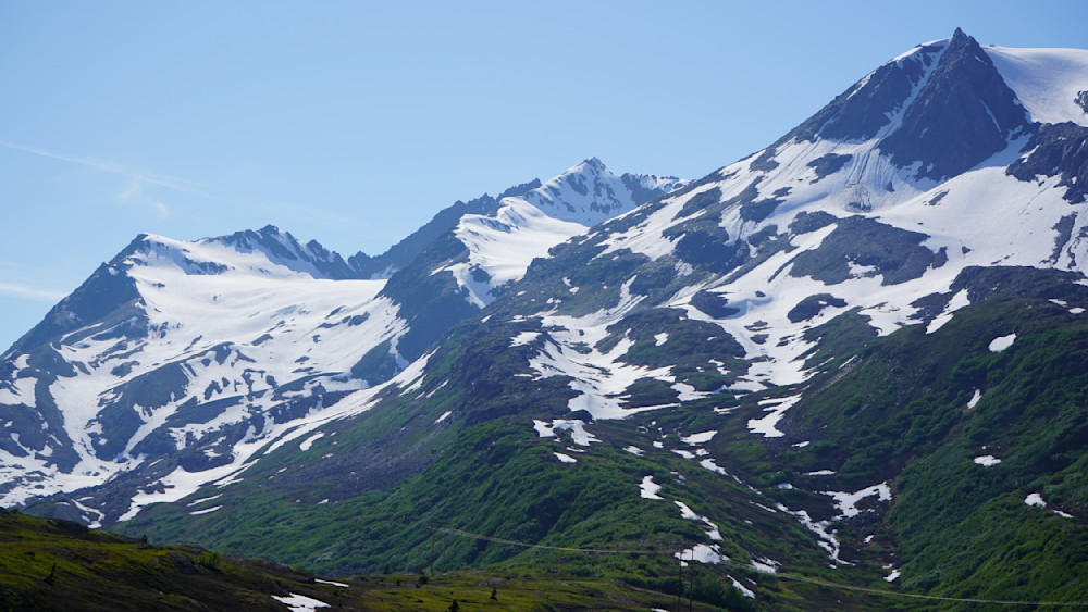 Alaskan Gorgeous Green Mountains Photography Art | InYourBackyard
