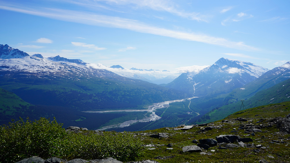 Braided River From Thompson Pass   Alaska Photography Art | InYourBackyard